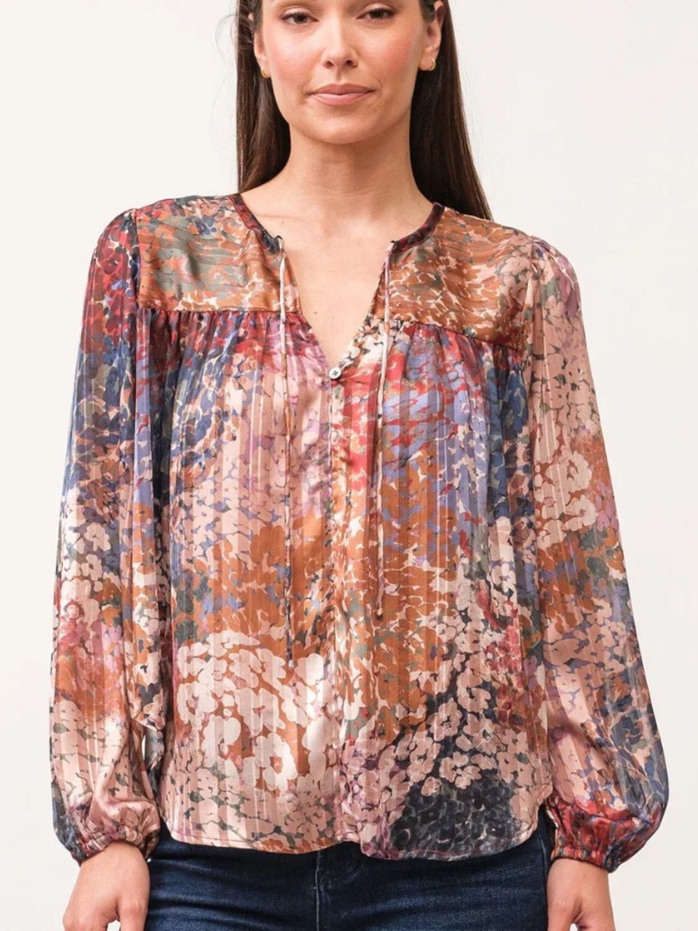 Dear John Alessia Print Blouse